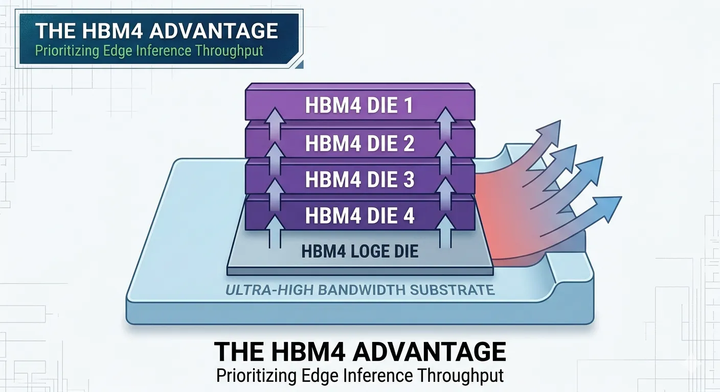 HBM4 Advantage: Prioritizing Edge Inference Throughput